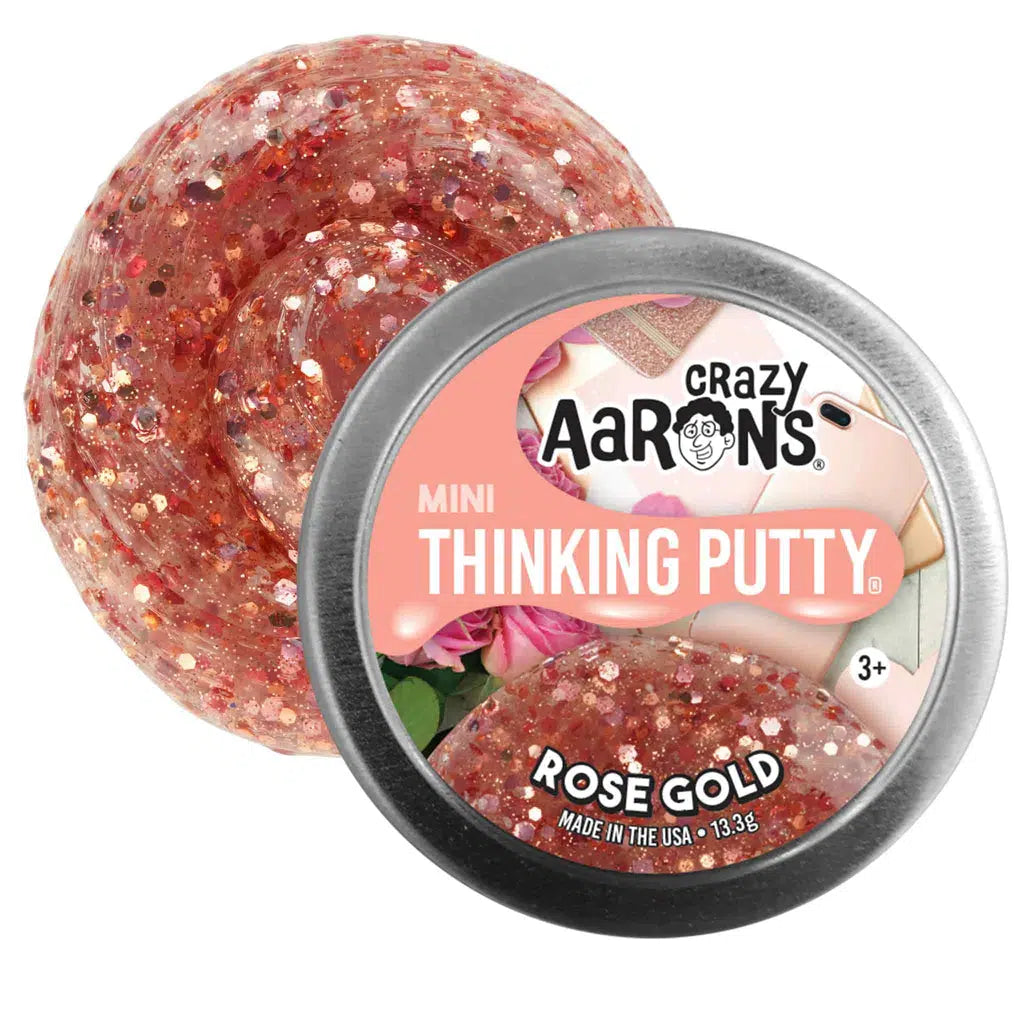Mini Thinking Putty - Rose Gold-Crazy Aaron's-The Red Balloon Toy Store