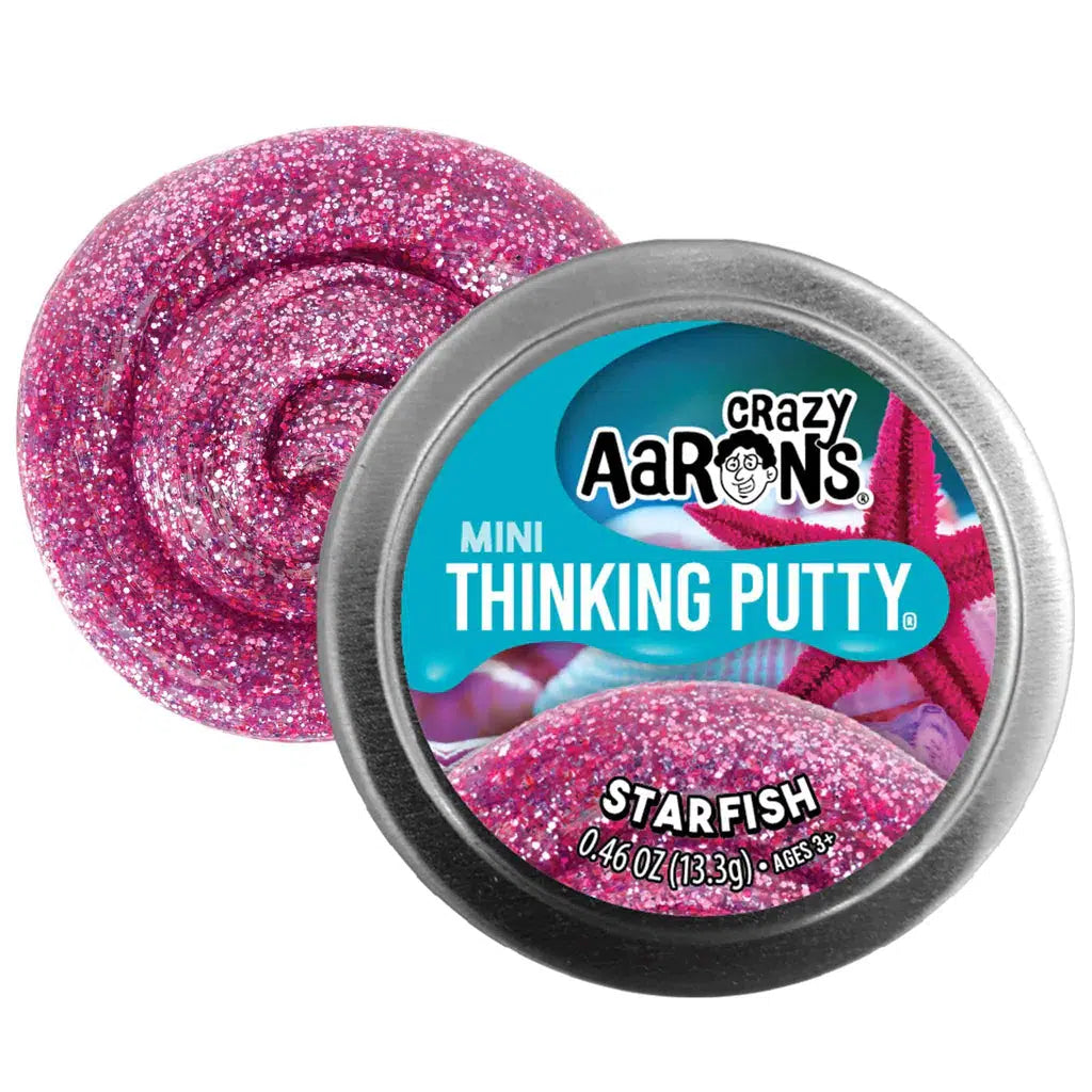 Mini Thinking Putty - Starfish-Crazy Aaron's-The Red Balloon Toy Store