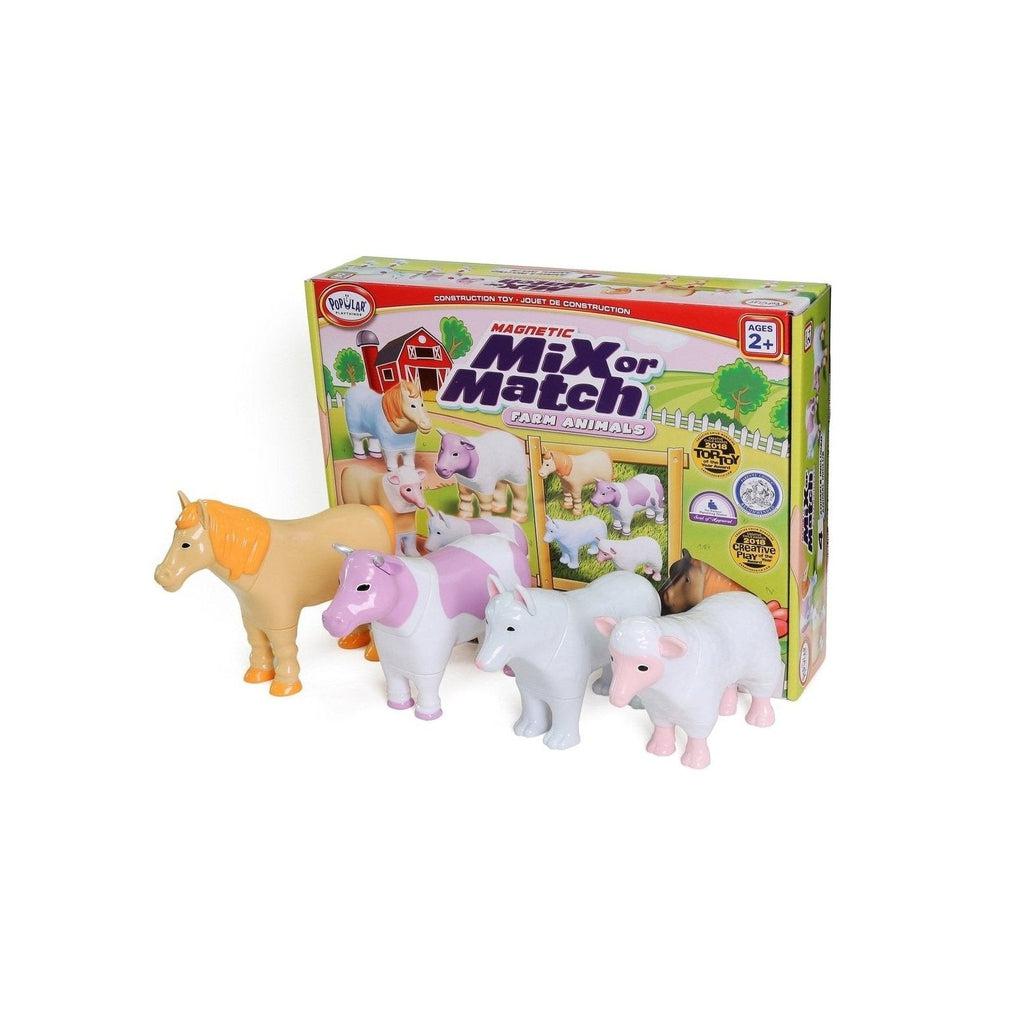 Mix or Match Farm Animals Girl-Popular Playthings-The Red Balloon Toy Store