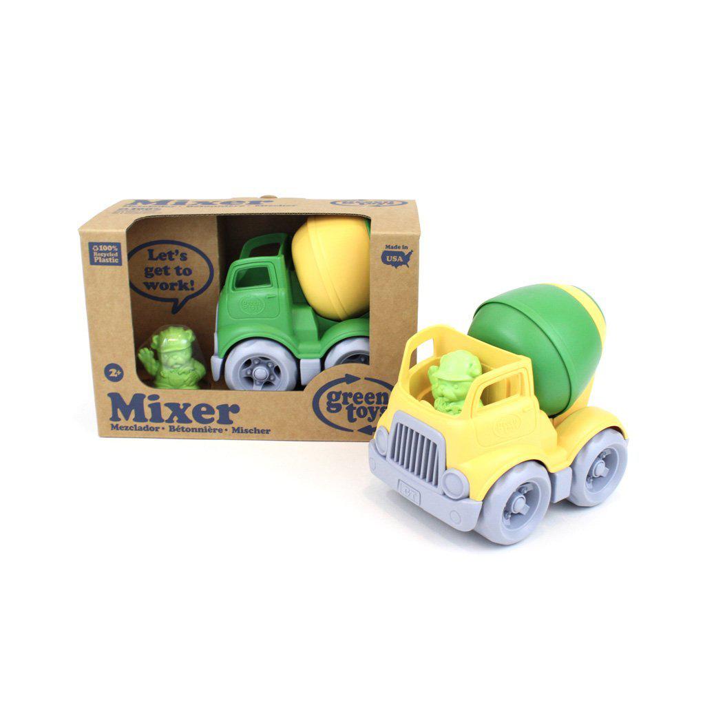 Mixer Construction Truck - Green/Yellow-Green Toys-The Red Balloon Toy Store