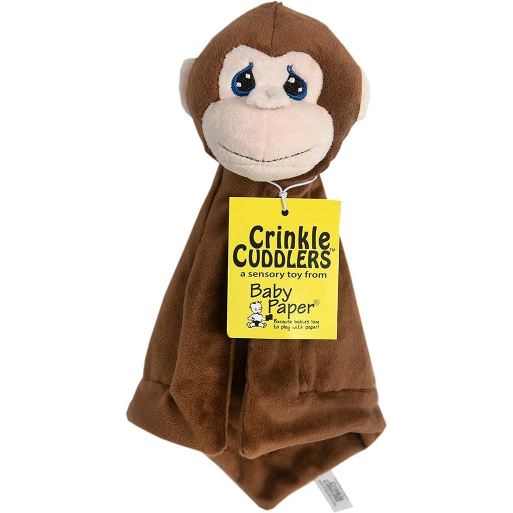 Monkey Crinkle Cuddlers Baby Paper-Baby Paper-The Red Balloon Toy Store