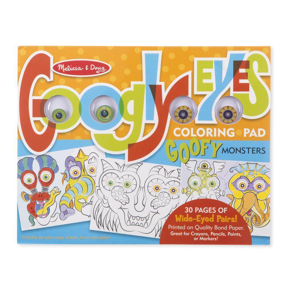 Monsters- Googly Eyes Coloring Pad-Melissa & Doug-The Red Balloon Toy Store