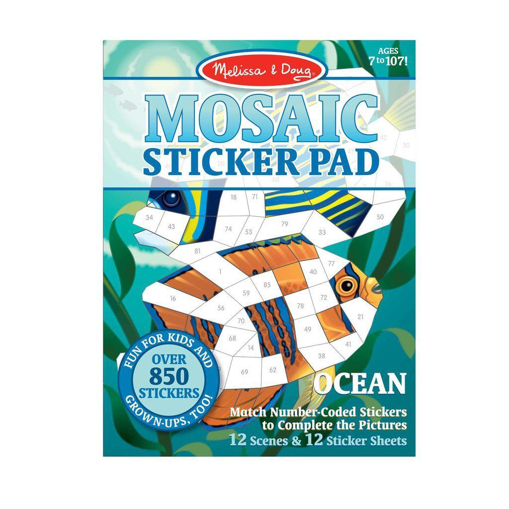 Mosaic Sticker Pad - Ocean-Melissa & Doug-The Red Balloon Toy Store