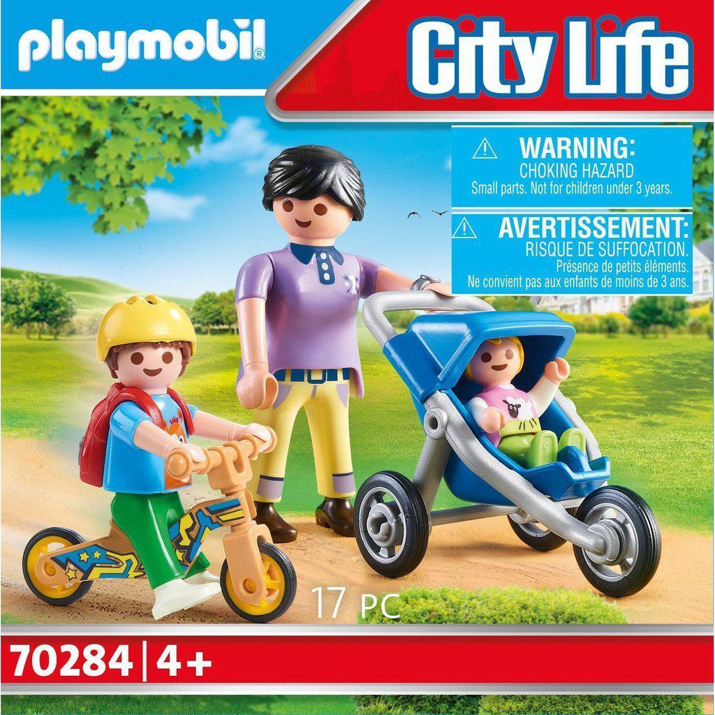 Mother with Children-Playmobil-The Red Balloon Toy Store