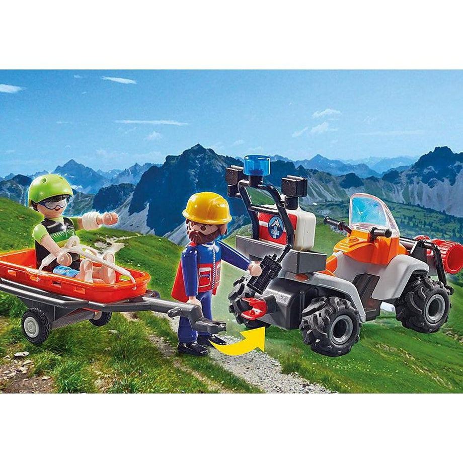 Playmobil Rescue Action Mountain Biker Rescue - 70662 – The Red Balloon Toy  Store