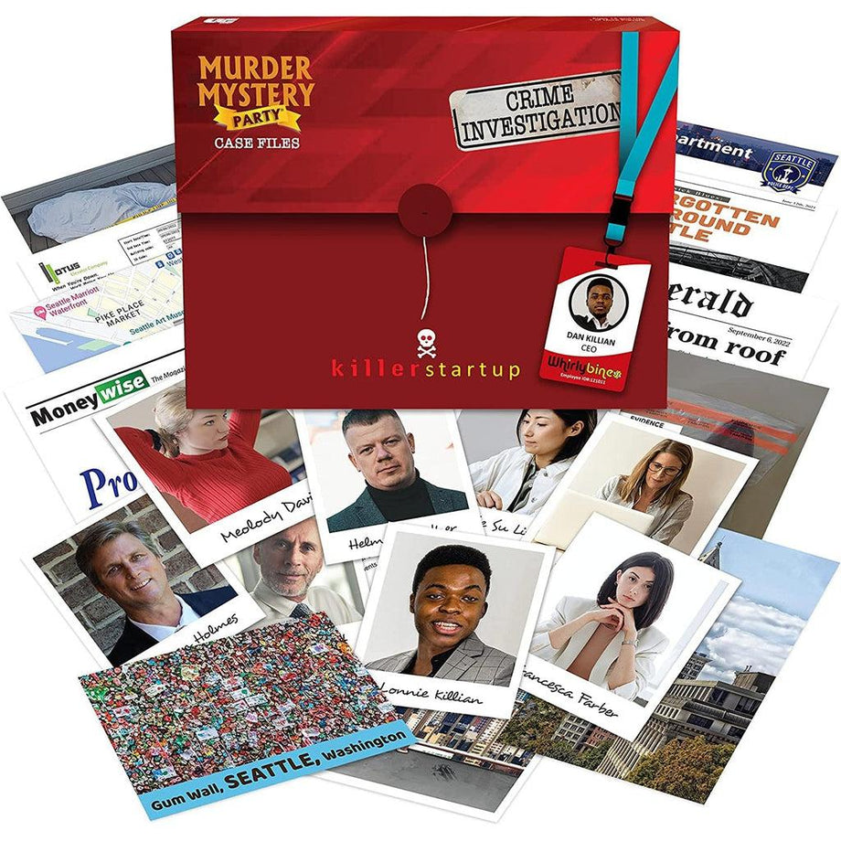 University Games Murder Mystery Party – Case File 12: Underwood Cellars, Gioco Investigativo Per 1+ Giocatori, Dai 12 Anni