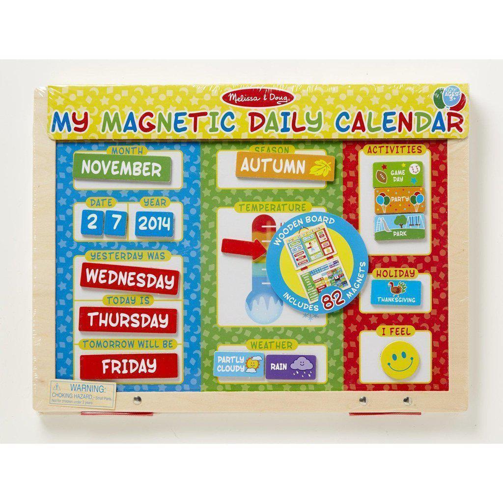 My First Daily Magnetic Calendar-Melissa & Doug-The Red Balloon Toy Store