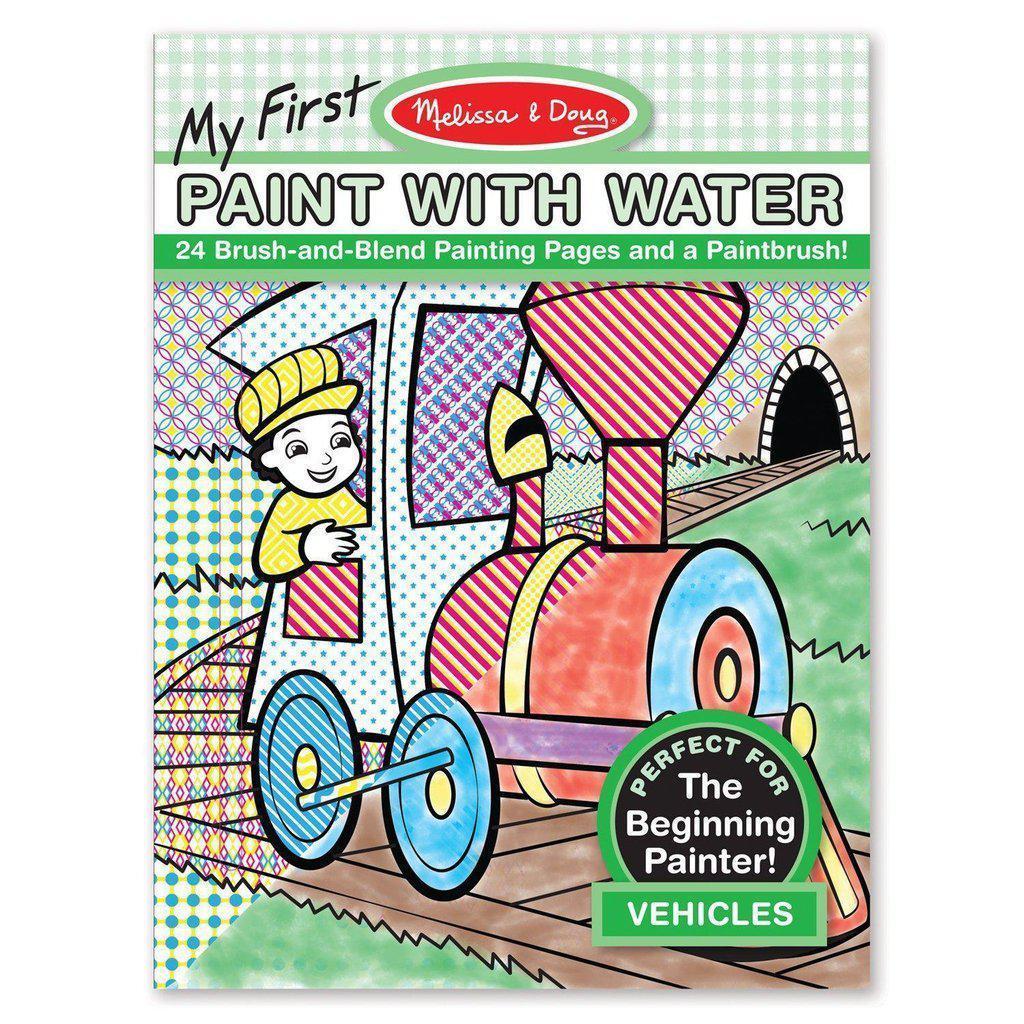 My First Paint with Water - Vehicles-Melissa & Doug-The Red Balloon Toy Store