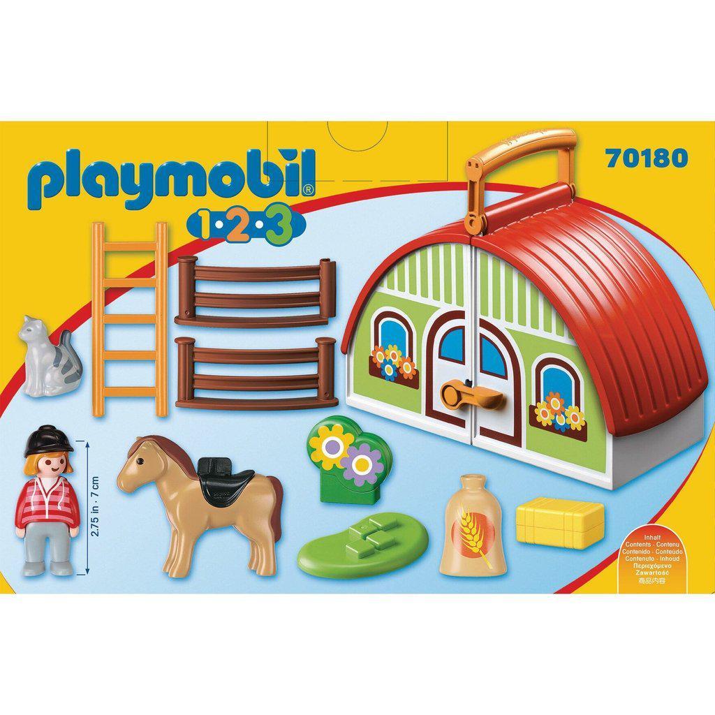 Playmobil 123 My Take Along Farm - 70180 – The Red Balloon Toy Store