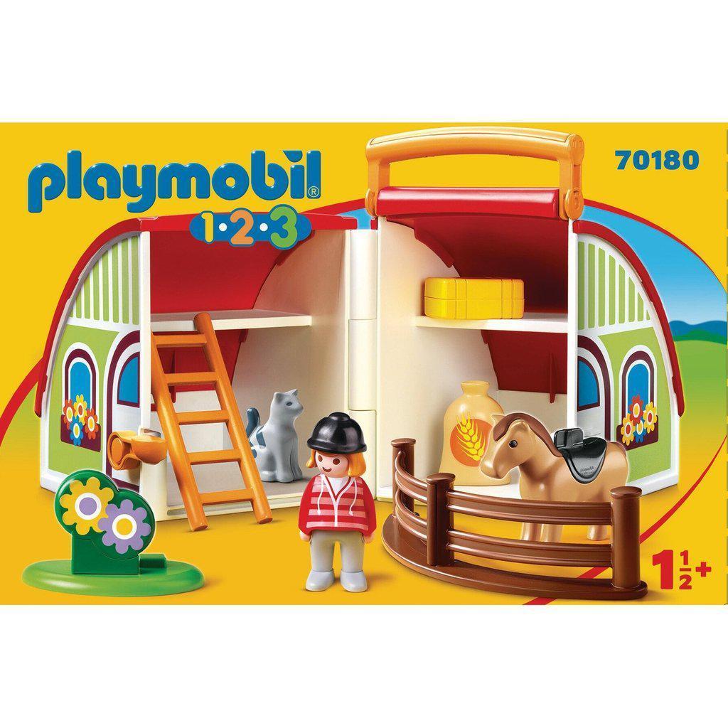 Playmobil 123 My Take Along Farm - 70180 – The Red Balloon Toy Store