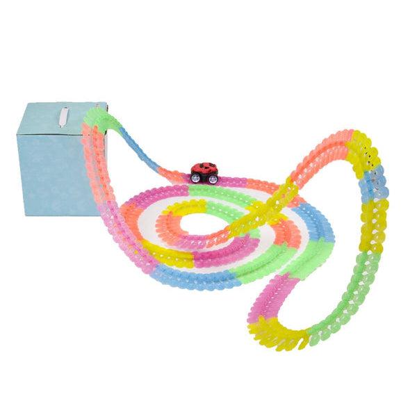 Neon Glow Twister Tracks 3D-Mindscope-The Red Balloon Toy Store