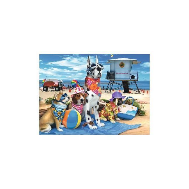 No Dogs on the Beach 100pc-Ravensburger-The Red Balloon Toy Store