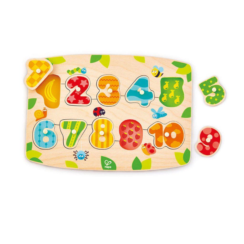 Number Peg Puzzle-Hape-The Red Balloon Toy Store