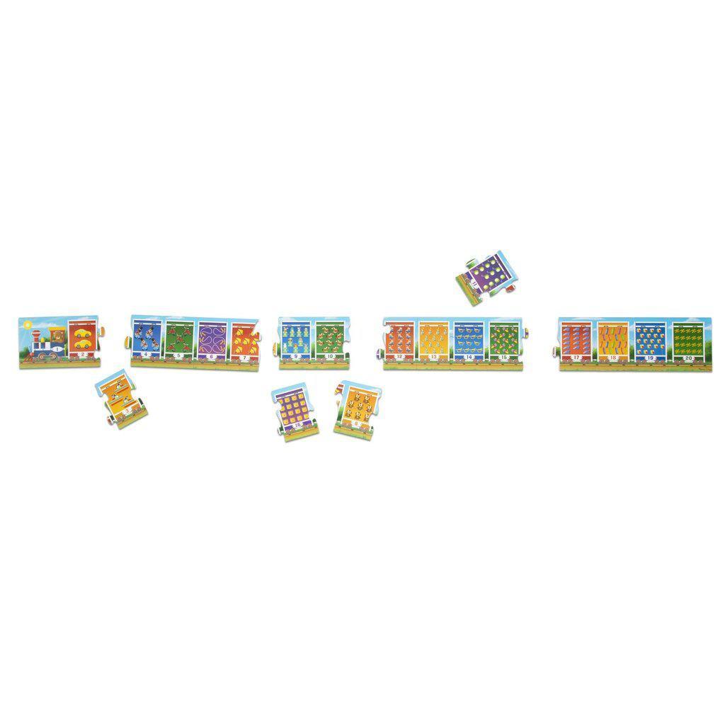 Number Train Floor Puzzle-Melissa & Doug-The Red Balloon Toy Store