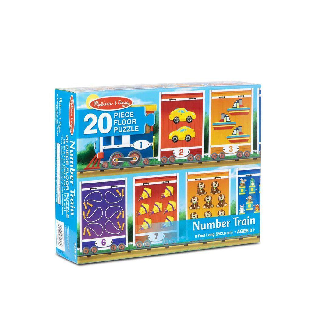 Number Train Floor Puzzle-Melissa & Doug-The Red Balloon Toy Store