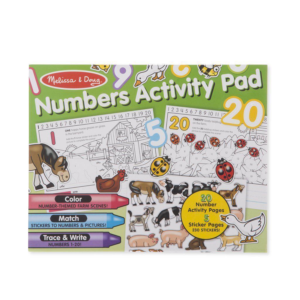 Numbers Activity Pad-Melissa & Doug-The Red Balloon Toy Store