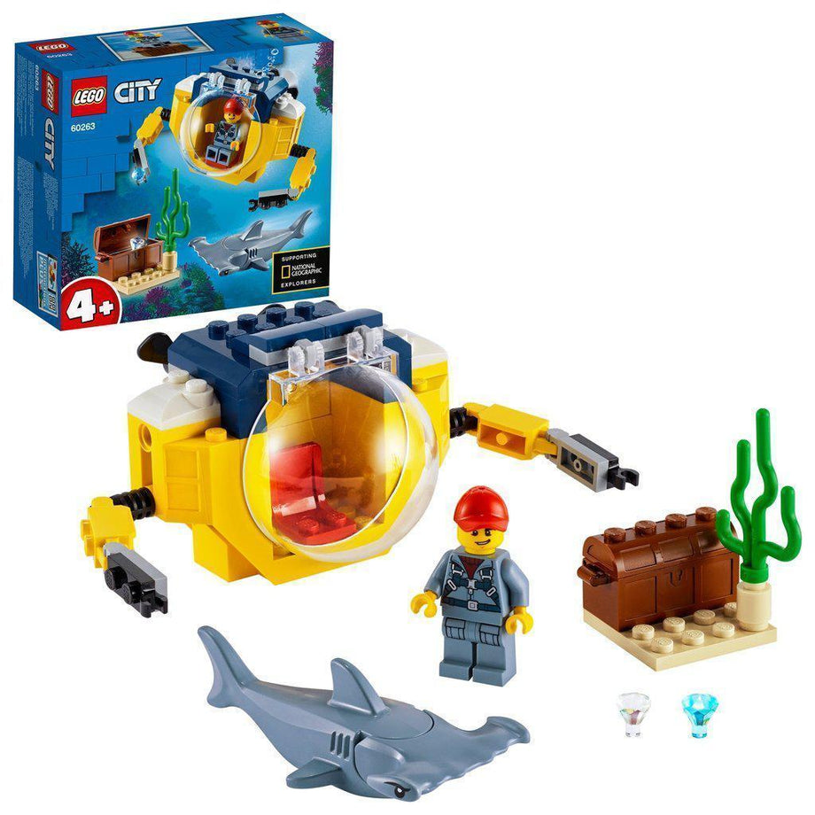 Ideel liv craft LEGO Ocean Mini-Submarine (60263) – The Red Balloon Toy Store