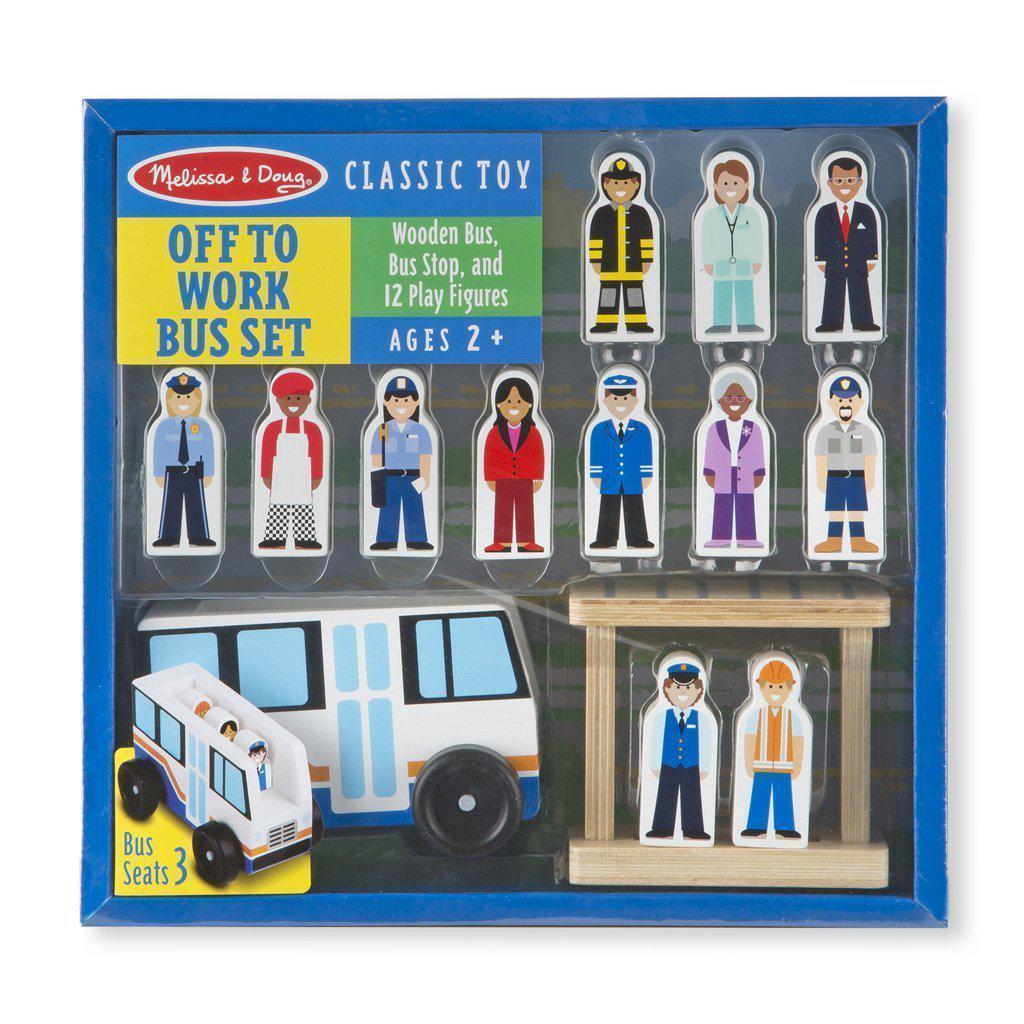 Off to Work Bus Set-Melissa & Doug-The Red Balloon Toy Store