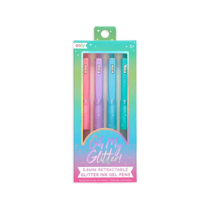 Oh My Glitter! Gel Pens-OOLY-The Red Balloon Toy Store