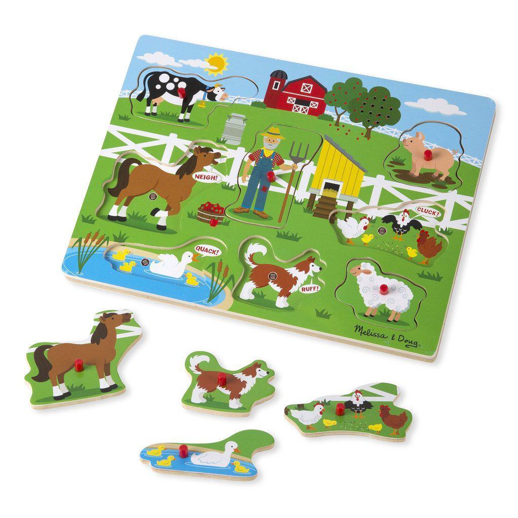 Old MacDonald's Farm Sound Puzzle-Melissa & Doug-The Red Balloon Toy Store