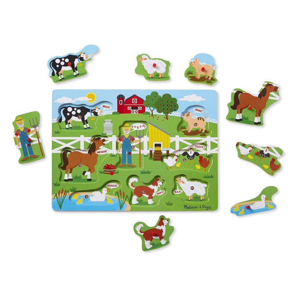 Old MacDonald's Farm Sound Puzzle-Melissa & Doug-The Red Balloon Toy Store