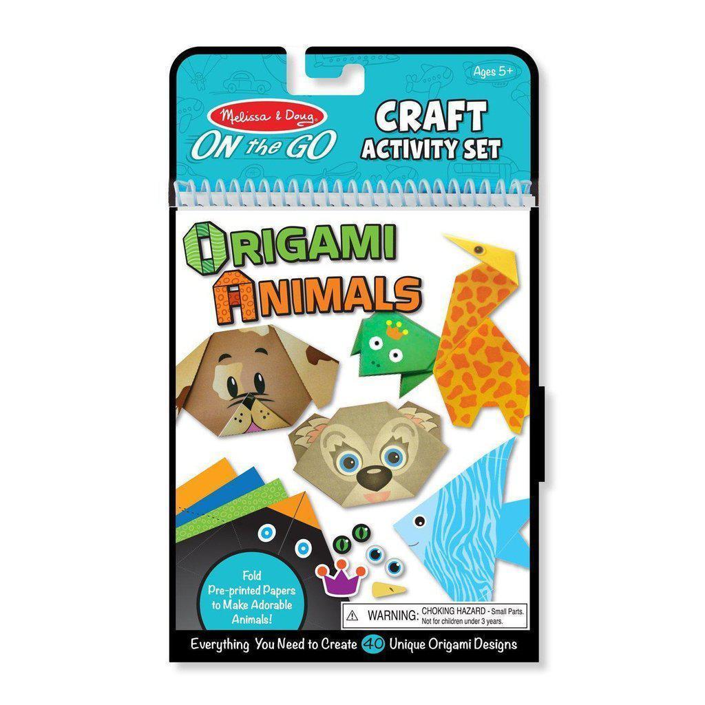 On-the-Go Crafts - Origami Activity Set - Animals-Melissa & Doug-The Red Balloon Toy Store