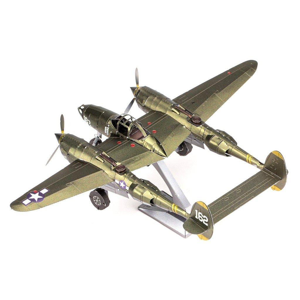 P-38 Lightning Model-Metal Earth-The Red Balloon Toy Store