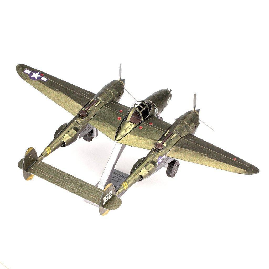 P-38 Lightning Model-Metal Earth-The Red Balloon Toy Store