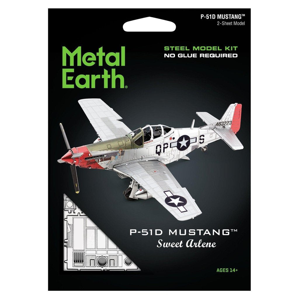 P-51D Mustang Sweet Arlene-Metal Earth-The Red Balloon Toy Store
