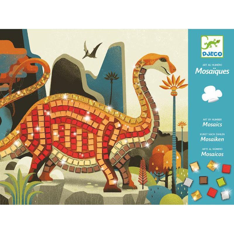 PG Mosaics Dinosaurs-Djeco-The Red Balloon Toy Store