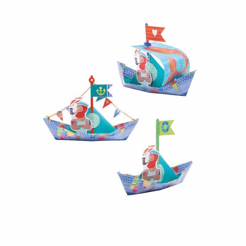 Petit Gifts - Origami Floating Boats-Djeco-The Red Balloon Toy Store