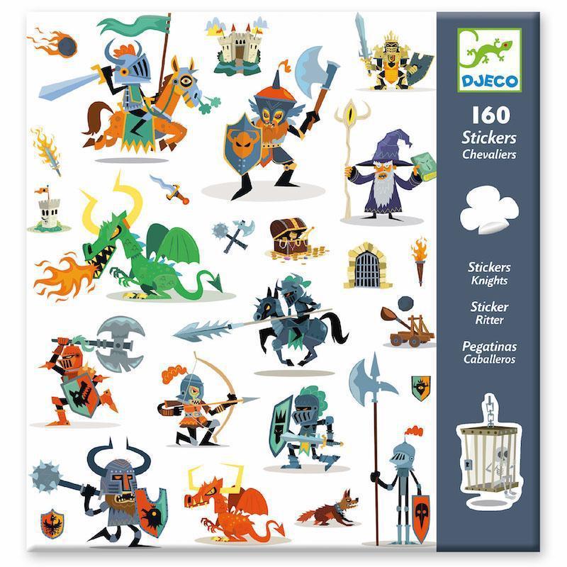 PG Stickers Knights-Djeco-The Red Balloon Toy Store