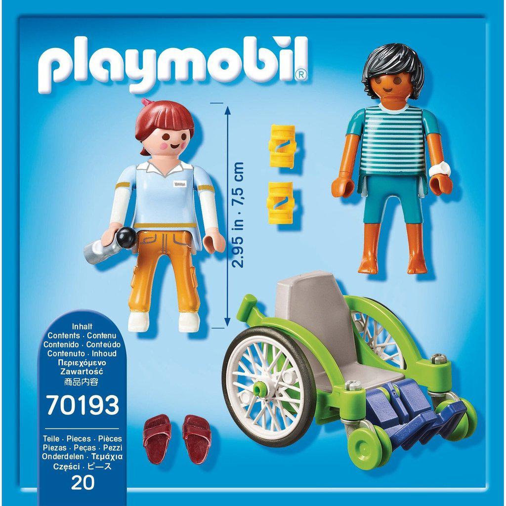 Patient in Wheelchair-Playmobil-The Red Balloon Toy Store