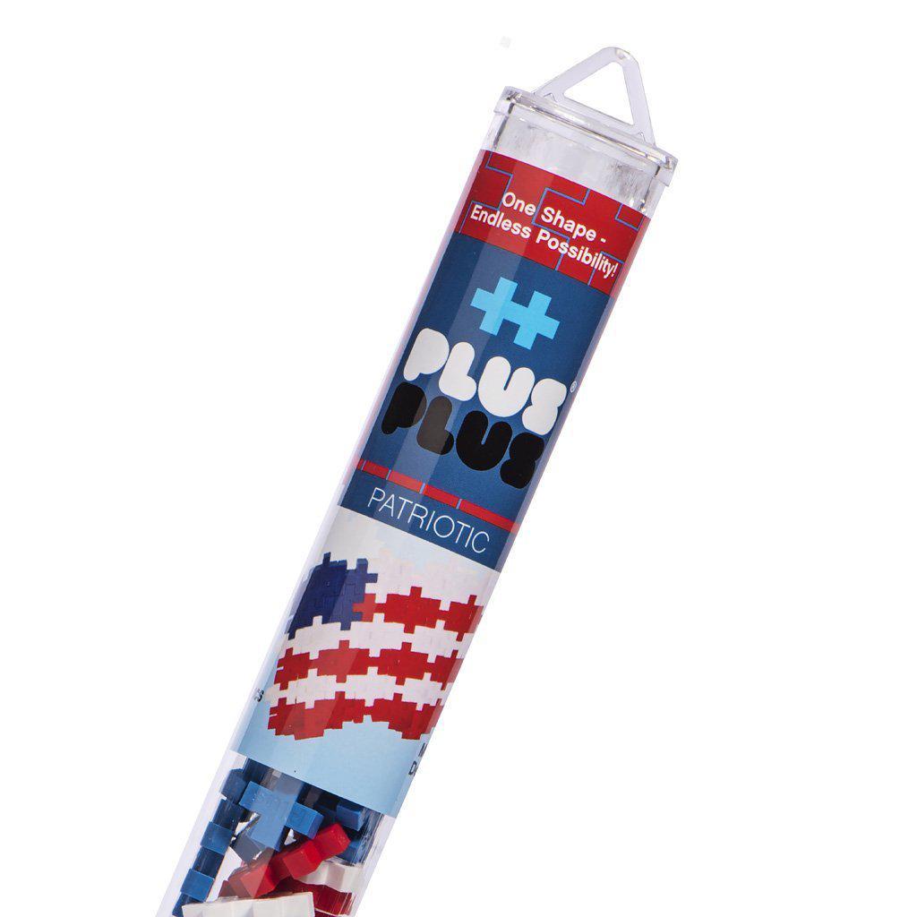 Patriotic Open Play Tube-Plus-Plus-The Red Balloon Toy Store