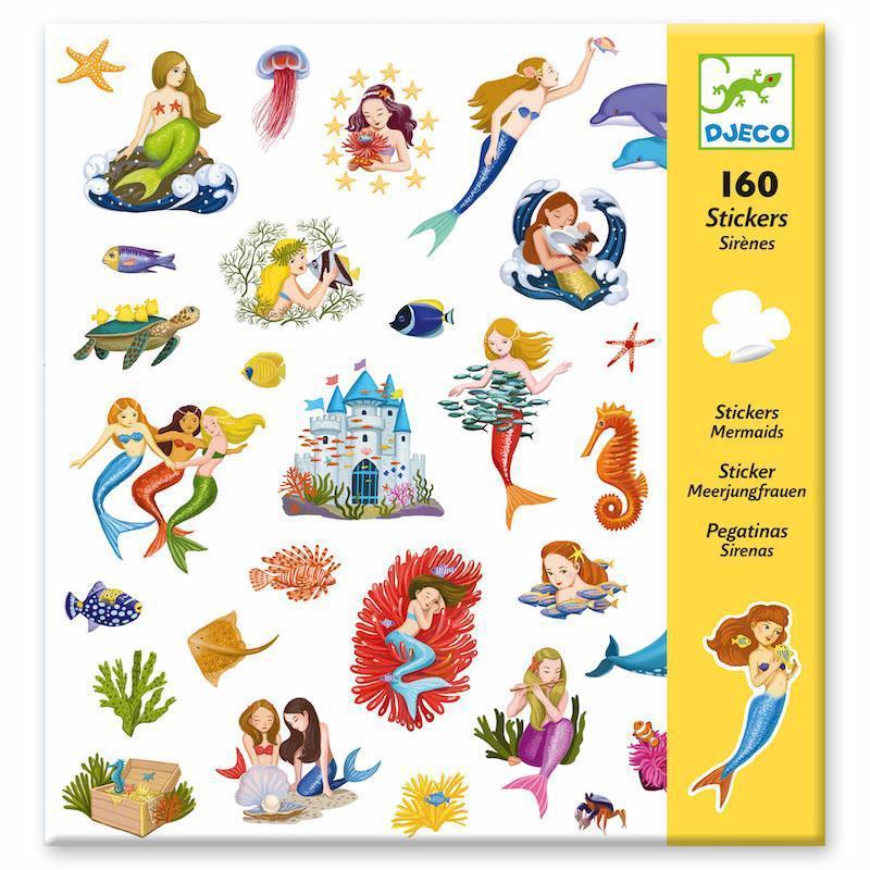 Petit Gifts - Stickers Mermaids-Djeco-The Red Balloon Toy Store