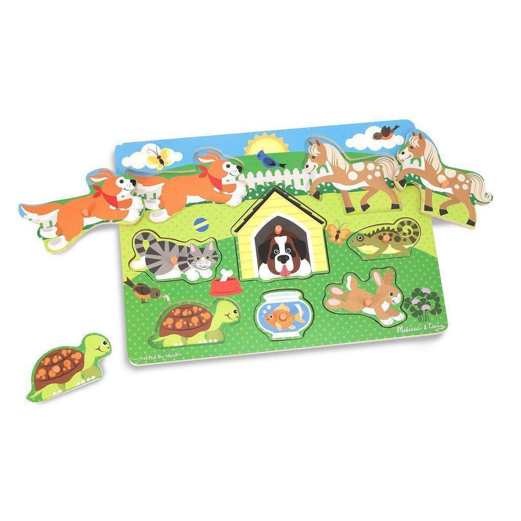 Pets Peg Puzzle-Melissa & Doug-The Red Balloon Toy Store