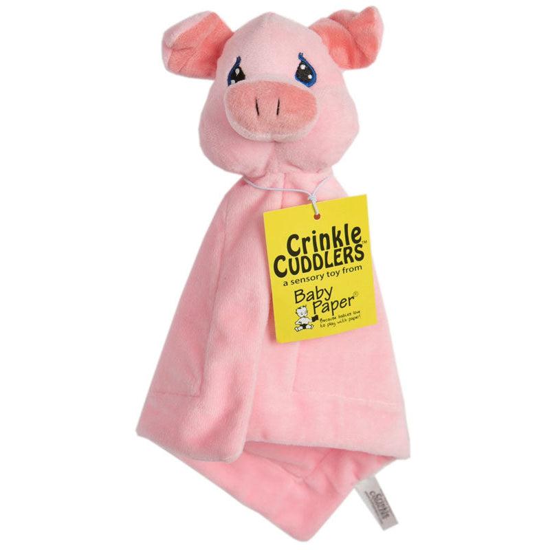 Pig Crinkle Cuddlers Baby Paper-Baby Paper-The Red Balloon Toy Store