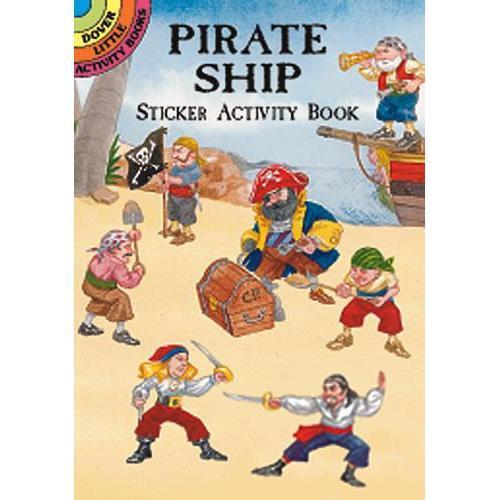 Pirate Ship Sticker Activity Book-Dover Publications-The Red Balloon Toy Store