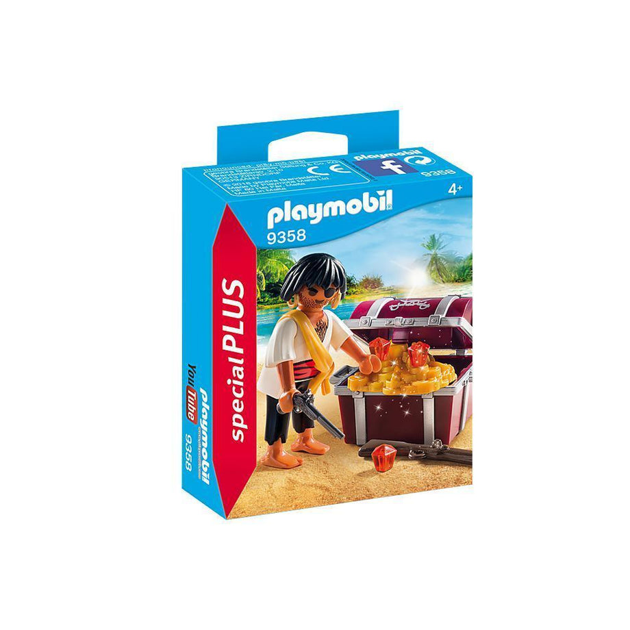 Skulle Janice Kunde Playmobil Pirate with Treasure Chest – The Red Balloon Toy Store