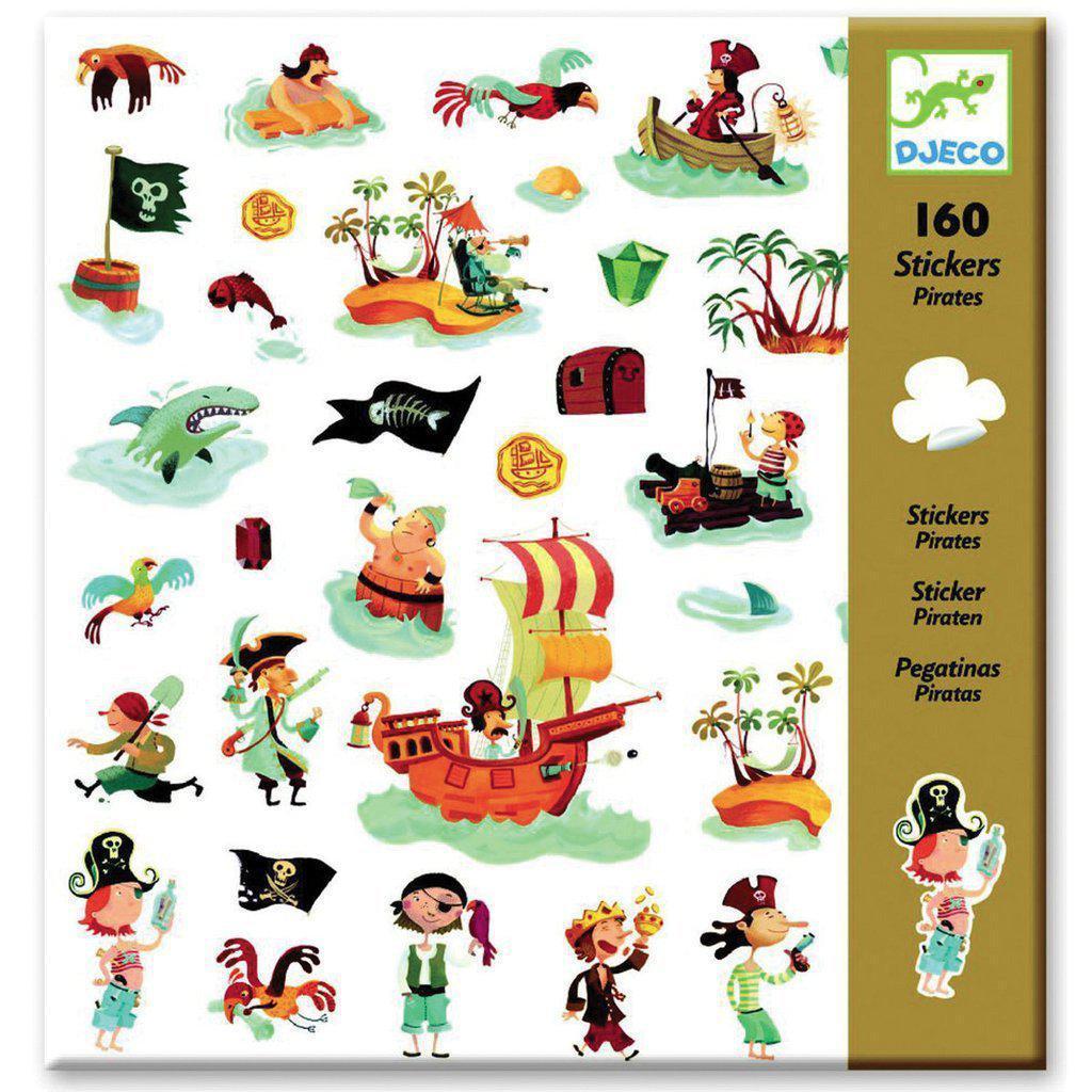 Pirates - Stickers-Djeco-The Red Balloon Toy Store