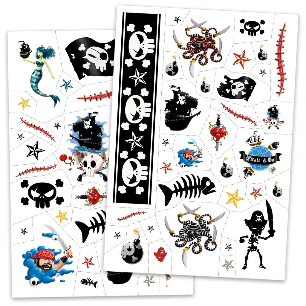 Pirates Tattoos-Djeco-The Red Balloon Toy Store