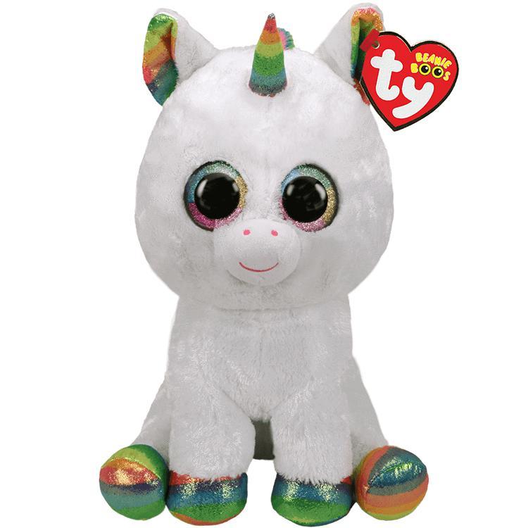 Pixy - White Unicorn Large-Ty-The Red Balloon Toy Store