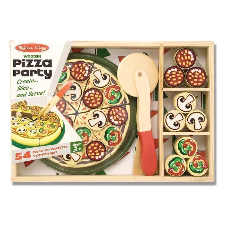 Melissa and Doug Wooden Pizza Play Set