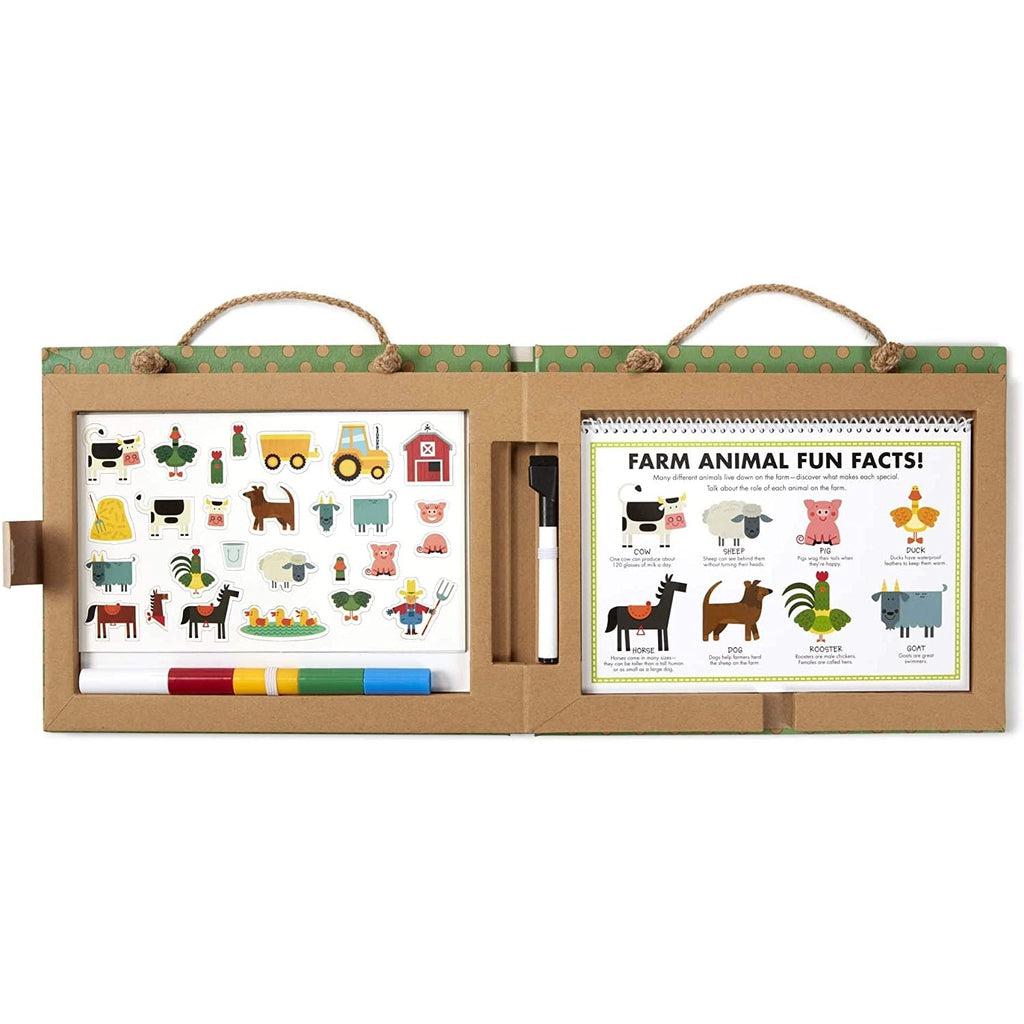 Play, Draw, Create - Farm-Melissa & Doug-The Red Balloon Toy Store
