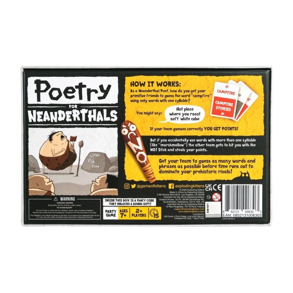 Poetry for Neanderthals-Exploding Kittens-The Red Balloon Toy Store