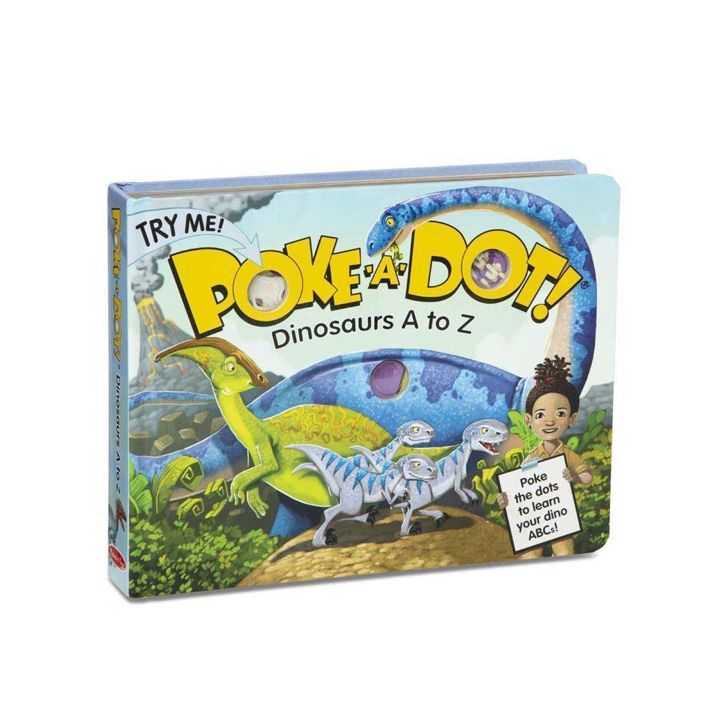 Poke-a-Dot - Dinosaurs A to Z Board Book-Melissa & Doug-The Red Balloon Toy Store