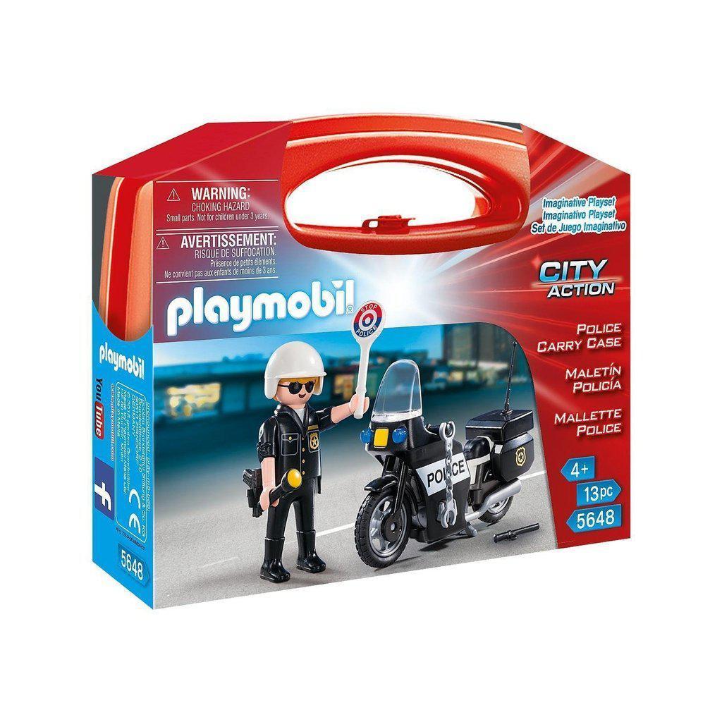 Police Carry Case-Playmobil-The Red Balloon Toy Store