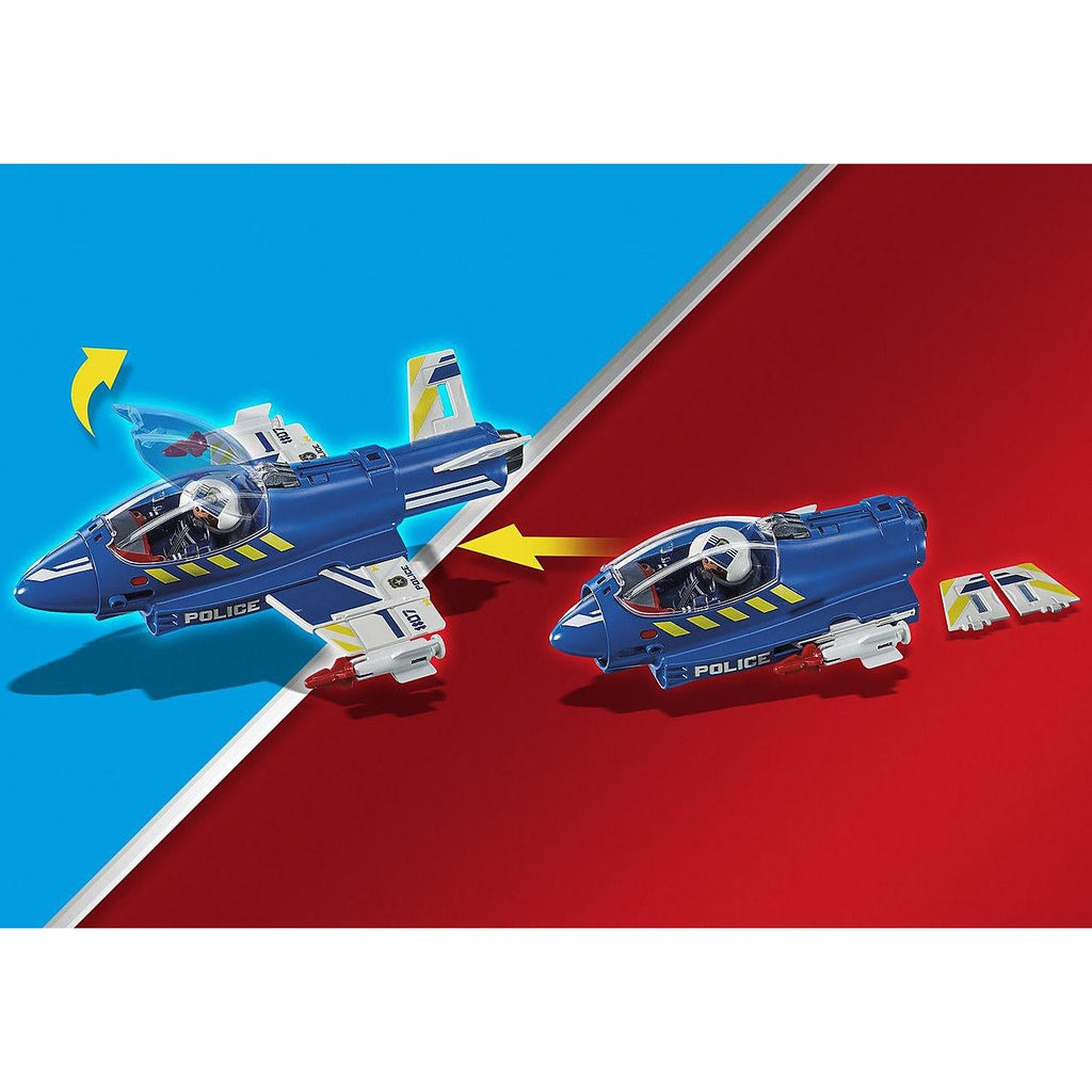 Police Jet with Drone-Playmobil-The Red Balloon Toy Store