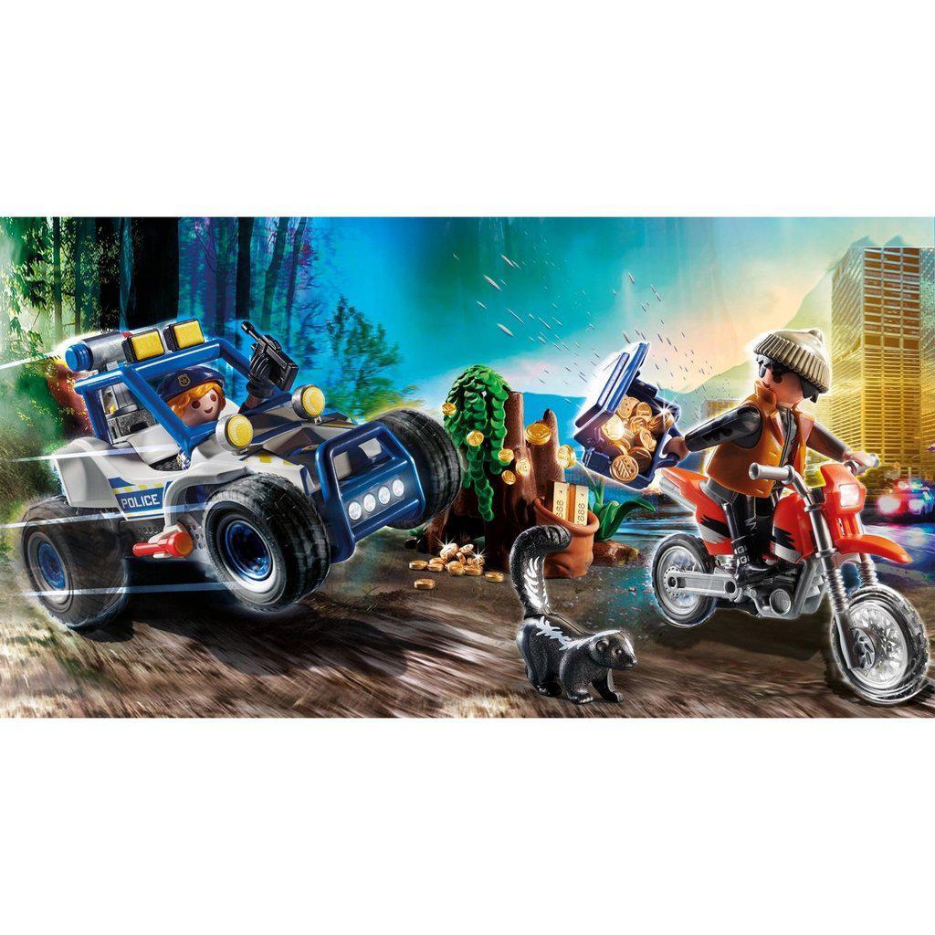 Police Off-Road Car with Jewel Thief-Playmobil-The Red Balloon Toy Store