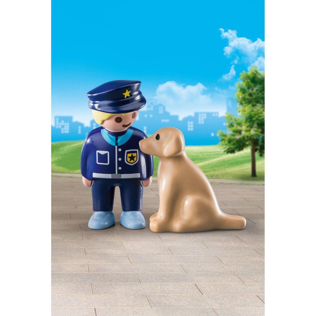 Police Officer with Dog-Playmobil-The Red Balloon Toy Store
